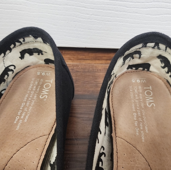 Tom's Slip Ons Dark Blue 9.5 - Picture 4 of 7